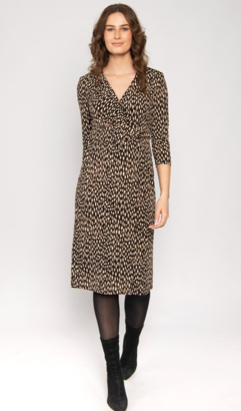 Jessica Graaf Wrap Dress With Toggle Fastening